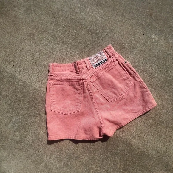 Women's Peach BONGO Denim Shorts - Picture 2 of 3